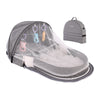 Baby mosquito crib - grey