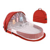 Baby mosquito crib - red